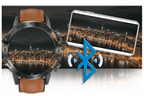 SMARTWATCH MĘSKI GRAVITY GT9-7 - WYKONYWANIE POŁĄCZEŃ, CIŚNIENIOMIERZ (SG021G) SMARTWATCH MĘSKI GRAVITY GT9-7 - WYKONYWANIE POŁĄCZEŃ, CIŚNIENIOMIERZ (SG021G)