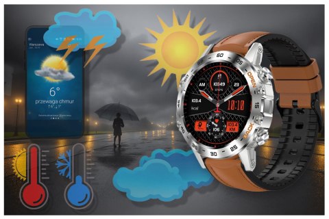 SMARTWATCH MĘSKI GRAVITY GT9-8 - WYKONYWANIE POŁĄCZEŃ, CIŚNIENIOMIERZ (SG021H) SMARTWATCH MĘSKI GRAVITY GT9-8 - WYKONYWANIE POŁĄCZEŃ, CIŚNIENIOMIERZ (SG021H)