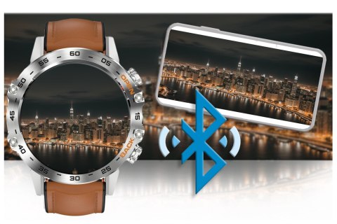SMARTWATCH MĘSKI GRAVITY GT9-8 - WYKONYWANIE POŁĄCZEŃ, CIŚNIENIOMIERZ (SG021H) SMARTWATCH MĘSKI GRAVITY GT9-8 - WYKONYWANIE POŁĄCZEŃ, CIŚNIENIOMIERZ (SG021H)