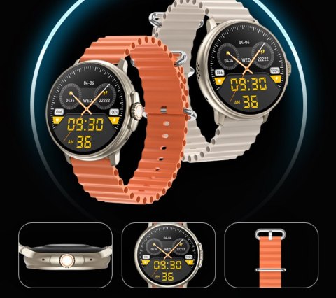 SMARTWATCH UNISEX RUBICON RNCF15 - BLUETOOTH CALL, ŁADOWANIE BEZPRZEWODOWE (SR057B) SMARTWATCH UNISEX RUBICON RNCF15 - BLUETOOTH CALL, ŁADOWANIE BEZPRZEWODOWE (SR057B)