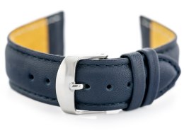 PASEK SKÓRZANY DO ZEGARKA W83L - GRANATOWY - 12MM