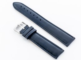 PASEK SKÓRZANY DO ZEGARKA W83L - GRANATOWY - 12MM