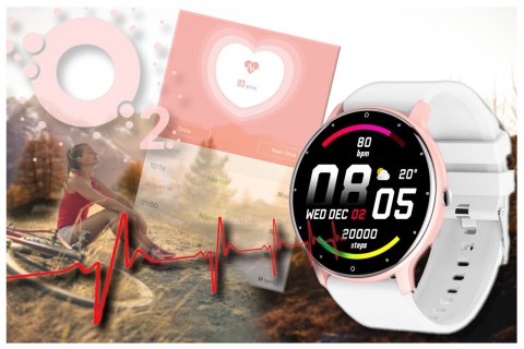 SMARTWATCH UNISEX GRAVITY GT1-7 - PULSOMETR, WŁASNE TARCZE (SG015G) SMARTWATCH UNISEX GRAVITY GT1-7 - PULSOMETR, WŁASNE TARCZE (SG015G)