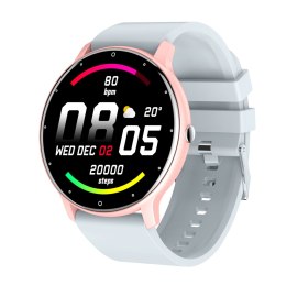 SMARTWATCH UNISEX GRAVITY GT1-8 - PULSOMETR, WŁASNE TARCZE (SG015H)
