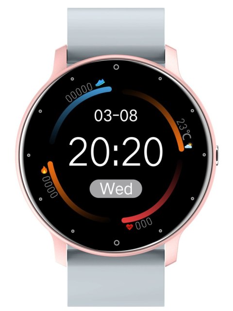 SMARTWATCH UNISEX GRAVITY GT1-8 - PULSOMETR, WŁASNE TARCZE (SG015H) SMARTWATCH UNISEX GRAVITY GT1-8 - PULSOMETR, WŁASNE TARCZE (SG015H)