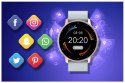 SMARTWATCH UNISEX GRAVITY GT1-8 - PULSOMETR, WŁASNE TARCZE (SG015H)