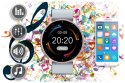 SMARTWATCH UNISEX GRAVITY GT1-8 - PULSOMETR, WŁASNE TARCZE (SG015H)