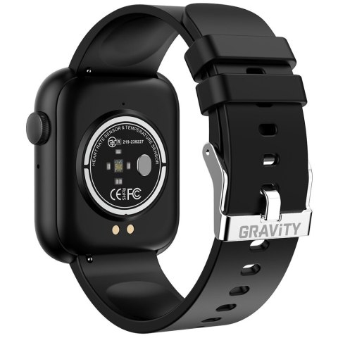 SMARTWATCH UNISEX GRAVITY GT3-3 - ROZMOWY BLUETOOTH, WŁASNE TARCZE (SG022C) SMARTWATCH UNISEX GRAVITY GT3-3 - ROZMOWY BLUETOOTH, WŁASNE TARCZE (SG022C)