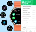 SMARTWATCH UNISEX RUBICON RNCF15 - BLUETOOTH CALL, ŁADOWANIE BEZPRZEWODOWE (SR057C)