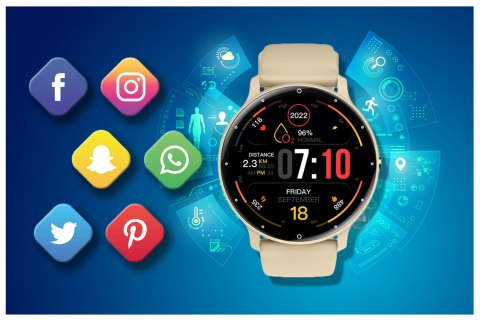 SMARTWATCH UNISEX RUBICON RNCF16 - BLUETOOTH CALL, TRENING GOOGLE FIT (SR058A) SMARTWATCH UNISEX RUBICON RNCF16 - BLUETOOTH CALL, TRENING GOOGLE FIT (SR058A)