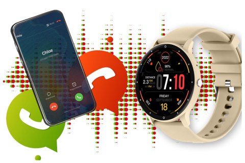 SMARTWATCH UNISEX RUBICON RNCF16 - BLUETOOTH CALL, TRENING GOOGLE FIT (SR058A) SMARTWATCH UNISEX RUBICON RNCF16 - BLUETOOTH CALL, TRENING GOOGLE FIT (SR058A)