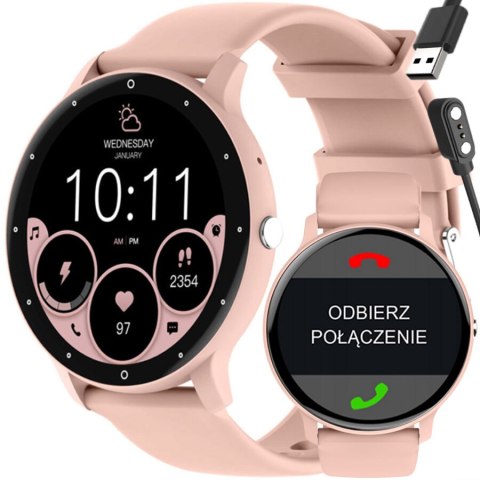 SMARTWATCH UNISEX RUBICON RNCF16 - BLUETOOTH CALL, TRENING GOOGLE FIT (SR058D) SMARTWATCH UNISEX RUBICON RNCF16 - BLUETOOTH CALL, TRENING GOOGLE FIT (SR058D)