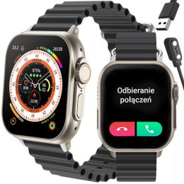 SMARTWATCH UNISEX RUBICON RNCF17 - BLUETOOTH CALL, ŁADOWANIE BEZPRZEWODOWE (SR059A)