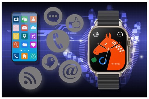 SMARTWATCH UNISEX RUBICON RNCF17 - BLUETOOTH CALL, ŁADOWANIE BEZPRZEWODOWE (SR059A) SMARTWATCH UNISEX RUBICON RNCF17 - BLUETOOTH CALL, ŁADOWANIE BEZPRZEWODOWE (SR059A)