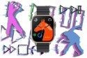 SMARTWATCH UNISEX RUBICON RNCF17 - BLUETOOTH CALL, ŁADOWANIE BEZPRZEWODOWE (SR059A)