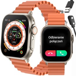 SMARTWATCH UNISEX RUBICON RNCF17 - BLUETOOTH CALL, ŁADOWANIE BEZPRZEWODOWE (SR059B)