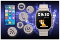 SMARTWATCH UNISEX RUBICON RNCF17 - BLUETOOTH CALL, ŁADOWANIE BEZPRZEWODOWE (SR059C)