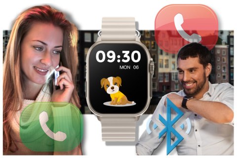 SMARTWATCH UNISEX RUBICON RNCF17 - BLUETOOTH CALL, ŁADOWANIE BEZPRZEWODOWE (SR059C) SMARTWATCH UNISEX RUBICON RNCF17 - BLUETOOTH CALL, ŁADOWANIE BEZPRZEWODOWE (SR059C)