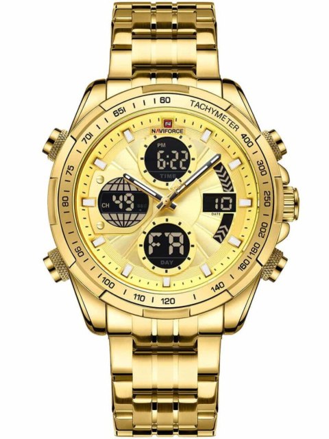 ZEGAREK MĘSKI NAVIFORCE NF9197S G/G/G + BOX ZEGAREK MĘSKI NAVIFORCE NF9197S G/G/G + BOX