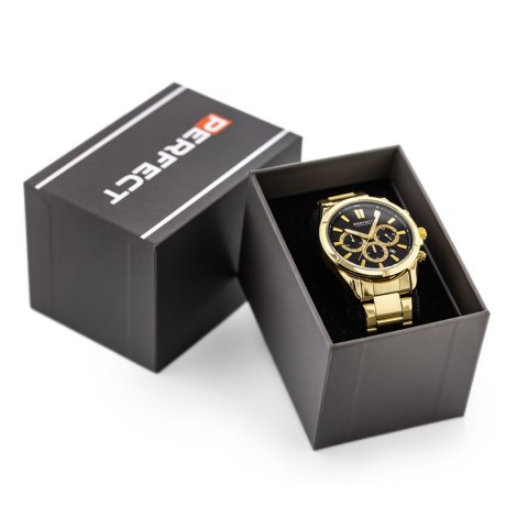 ZEGAREK MĘSKI PERFECT M501CH-06 - CHRONOGRAF (ZP381B) + BOX ZEGAREK MĘSKI PERFECT M501CH-06 - CHRONOGRAF (ZP381B) + BOX