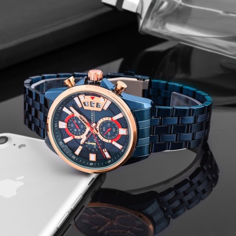 ZEGAREK MĘSKI PERFECT M504CH-06 - CHRONOGRAF (ZP383D) + BOX ZEGAREK MĘSKI PERFECT M504CH-06 - CHRONOGRAF (ZP383D) + BOX