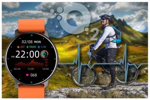 SMARTWATCH UNISEX GRAVITY GT1-9 - PULSOMETR, WŁASNE TARCZE (SG015I) SMARTWATCH UNISEX GRAVITY GT1-9 - PULSOMETR, WŁASNE TARCZE (SG015I)