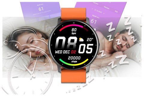 SMARTWATCH UNISEX GRAVITY GT1-9 - PULSOMETR, WŁASNE TARCZE (SG015I) SMARTWATCH UNISEX GRAVITY GT1-9 - PULSOMETR, WŁASNE TARCZE (SG015I)