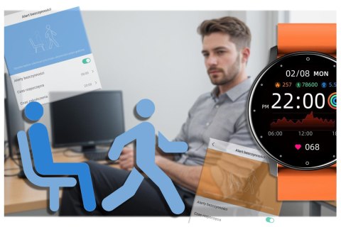 SMARTWATCH UNISEX GRAVITY GT1-9 - PULSOMETR, WŁASNE TARCZE (SG015I) SMARTWATCH UNISEX GRAVITY GT1-9 - PULSOMETR, WŁASNE TARCZE (SG015I)