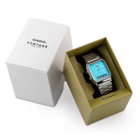 ZEGAREK DAMSKI CASIO VINTAGE MAxI AQ-230A-2A2MQYES + BOX ZEGAREK DAMSKI CASIO VINTAGE MAxI AQ-230A-2A2MQYES + BOX