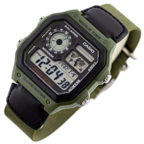 ZEGAREK MĘSKI CASIO AE-1200WHB-3B + BOX ZEGAREK MĘSKI CASIO AE-1200WHB-3B + BOX