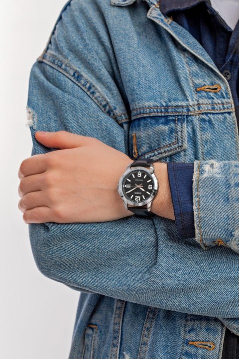 ZEGAREK MĘSKI CASIO MTP-V004L-1B + BOX (ZD046G) ZEGAREK MĘSKI CASIO MTP-V004L-1B + BOX (ZD046G)