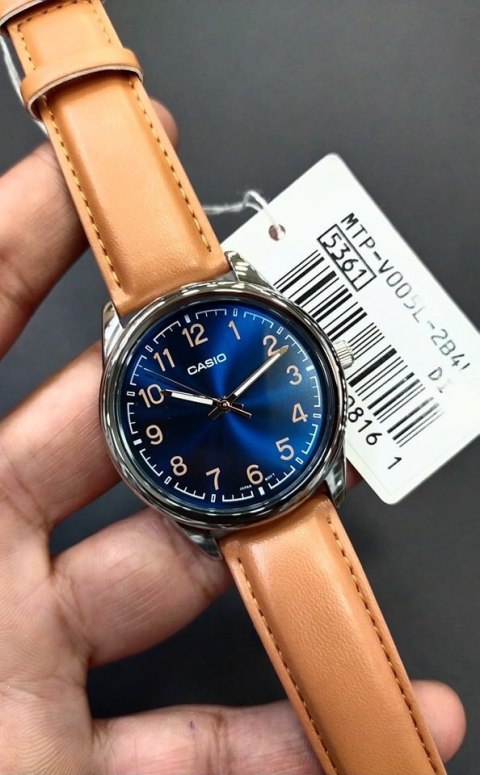 ZEGAREK MĘSKI CASIO MTP-V005L-2B4 (ZD066I) + BOX ZEGAREK MĘSKI CASIO MTP-V005L-2B4 (ZD066I) + BOX
