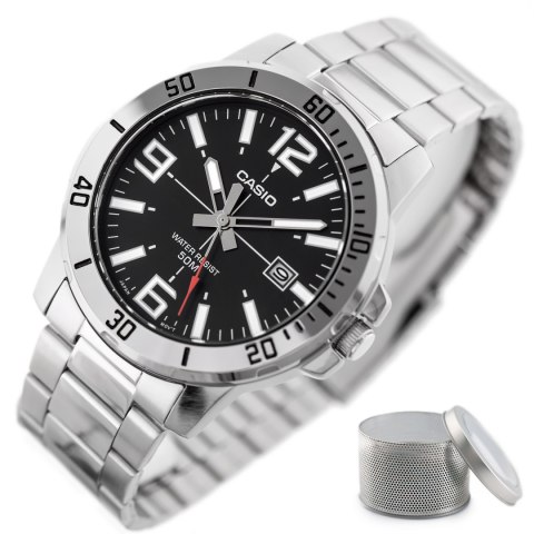 ZEGAREK MĘSKI CASIO MTP-VD01D-1BV + BOX ZEGAREK MĘSKI CASIO MTP-VD01D-1BV + BOX