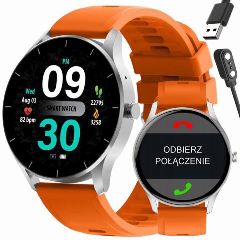 SMARTWATCH UNISEX GRAVITY GT2-8 - ROZMOWY BLUETOOTH, WŁASNE TARCZE (SG019H) SMARTWATCH UNISEX GRAVITY GT2-8 - ROZMOWY BLUETOOTH, WŁASNE TARCZE (SG019H)