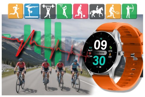 SMARTWATCH UNISEX GRAVITY GT2-8 - ROZMOWY BLUETOOTH, WŁASNE TARCZE (SG019H) SMARTWATCH UNISEX GRAVITY GT2-8 - ROZMOWY BLUETOOTH, WŁASNE TARCZE (SG019H)