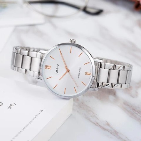 ZEGAREK DAMSKI CASIO LTP-VT01D-7B KLASYKA + BOX (ZD613E)