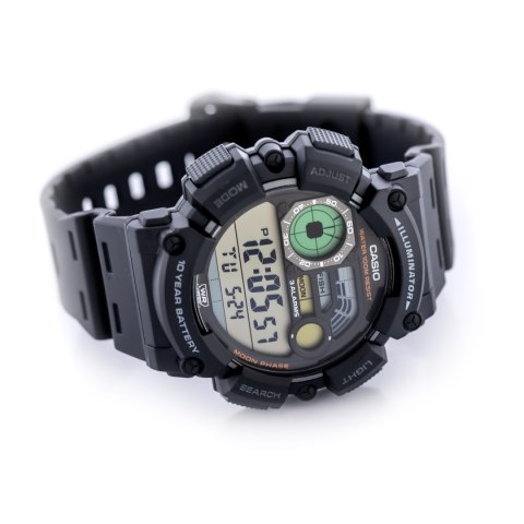 ZEGAREK MĘSKI CASIO DIGITAL MOONPHASE WS-1500H-1A + BOX ZEGAREK MĘSKI CASIO DIGITAL MOONPHASE WS-1500H-1A + BOX