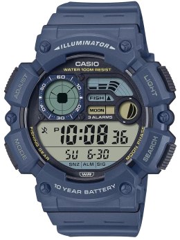 ZEGAREK MĘSKI CASIO DIGITAL MOONPHASE WS-1500H-2AVEF + BOX