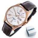 ZEGAREK MĘSKI CASIO MTP 40MM MTP-1384L-7A + BOX