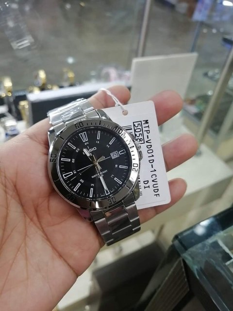 ZEGAREK MĘSKI CASIO MTP-VD01D-1CVUDF (ZD185B) + BOX ZEGAREK MĘSKI CASIO MTP-VD01D-1CVUDF (ZD185B) + BOX