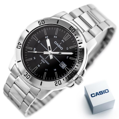 ZEGAREK MĘSKI CASIO MTP-VD01D-1CVUDF (ZD185B) + BOX ZEGAREK MĘSKI CASIO MTP-VD01D-1CVUDF (ZD185B) + BOX