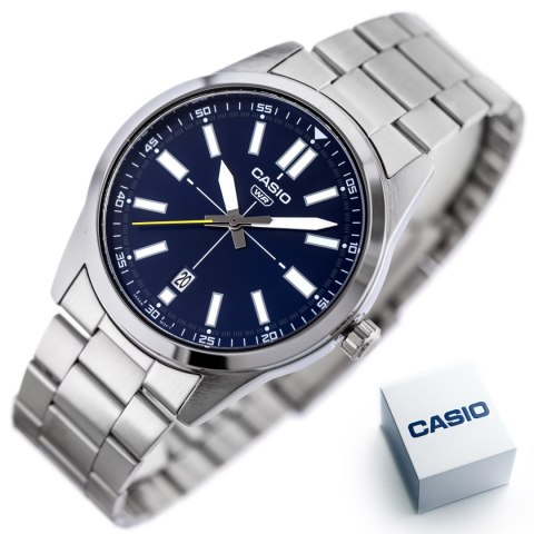 ZEGAREK MĘSKI CASIO MTP-VD02D-2E (ZD217A) + BOX ZEGAREK MĘSKI CASIO MTP-VD02D-2E (ZD217A) + BOX