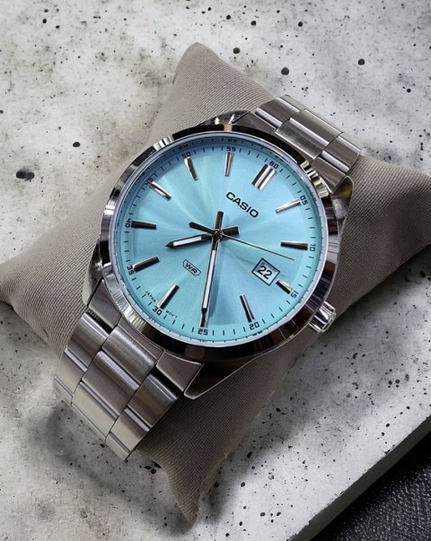 ZEGAREK MĘSKI CASIO TIFFANY BLUE MTP-VD03D-2A3 + BOX ZEGAREK MĘSKI CASIO TIFFANY BLUE MTP-VD03D-2A3 + BOX