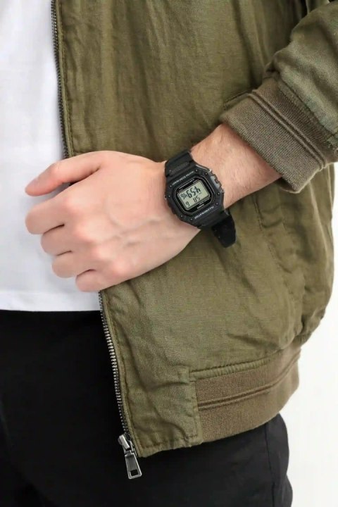 ZEGAREK MĘSKI CASIO W-218H-1A + BOX ZEGAREK MĘSKI CASIO W-218H-1A + BOX