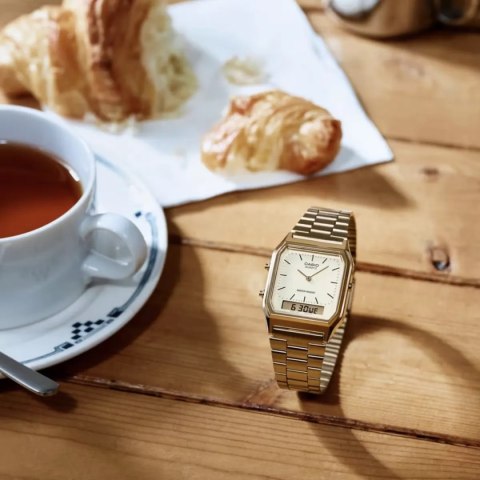 ZEGAREK UNISEX CASIO AQ-230GA-9DMQYES VINTAGE MAxI + BOX ZEGAREK UNISEX CASIO AQ-230GA-9DMQYES VINTAGE MAxI + BOX