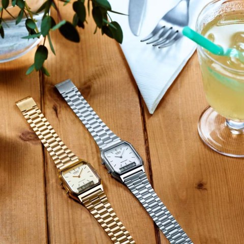 ZEGAREK UNISEX CASIO AQ-230GA-9DMQYES VINTAGE MAxI + BOX ZEGAREK UNISEX CASIO AQ-230GA-9DMQYES VINTAGE MAxI + BOX