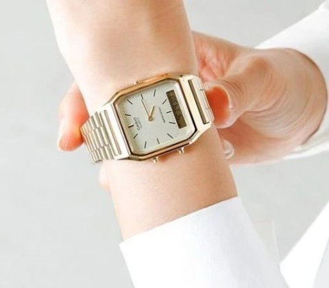 ZEGAREK UNISEX CASIO AQ-230GA-9DMQYES VINTAGE MAxI + BOX ZEGAREK UNISEX CASIO AQ-230GA-9DMQYES VINTAGE MAxI + BOX