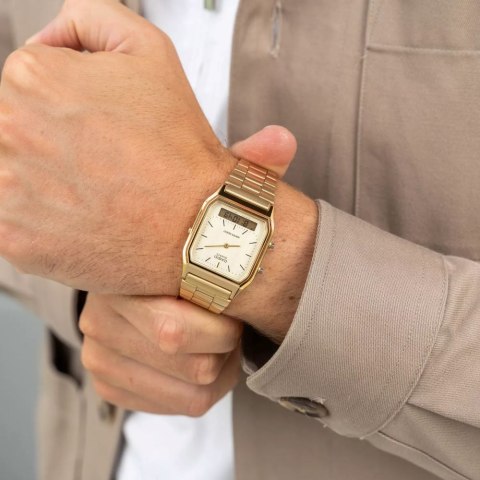 ZEGAREK UNISEX CASIO AQ-230GA-9DMQYES VINTAGE MAxI + BOX ZEGAREK UNISEX CASIO AQ-230GA-9DMQYES VINTAGE MAxI + BOX