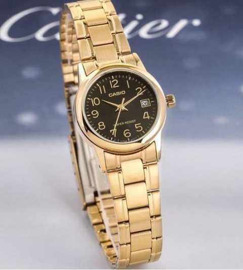 ZEGAREK DAMSKI CASIO LTP-V002G-1B + BOX ZEGAREK DAMSKI CASIO LTP-V002G-1B + BOX