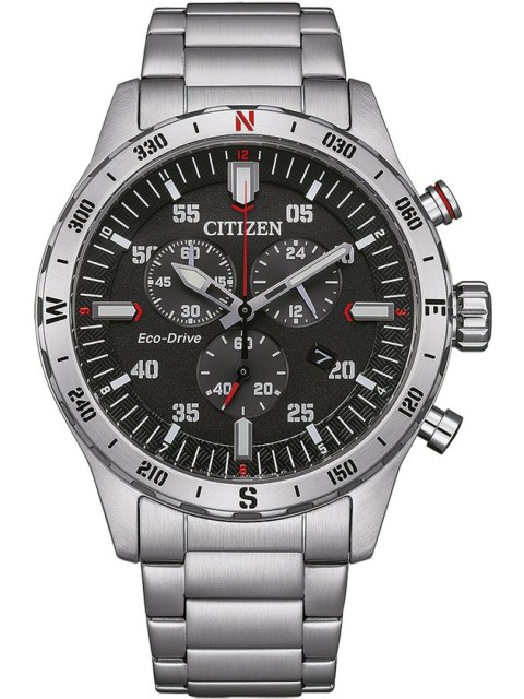 ZEGAREK MĘSKI CITIZEN ECO-DRIVE CHRONOGRAPH AT2520-89E + BOX ZEGAREK MĘSKI CITIZEN ECO-DRIVE CHRONOGRAPH AT2520-89E + BOX